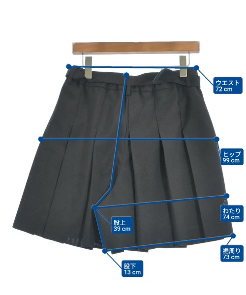 sacai（サカイ）ショートパンツ 黒 サイズ:0(XS位) メンズ/2200664839017