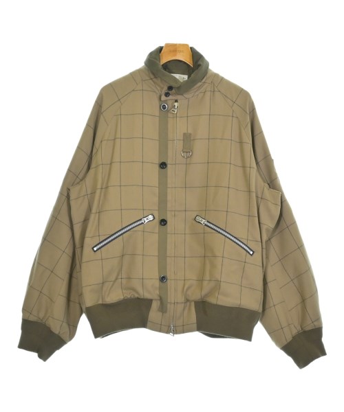sacai(サカイ)ブルゾン 茶 サイズ:4(XL位)/2200666697011