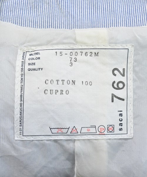 sacai（サカイ）その他 青 サイズ:3(L位) メンズ/2200667196629