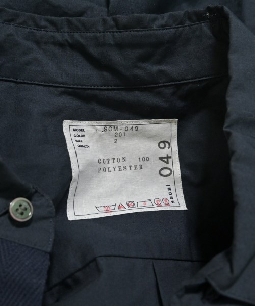 sacai（サカイ）カジュアルシャツ 紺 サイズ:2(M位) メンズ/2200667267121