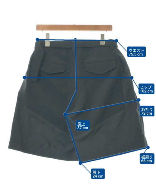 sacai（サカイ）ショートパンツ 黒 サイズ:1(S位) メンズ/2200667981027