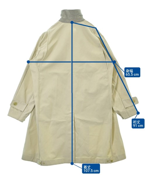 sacai（サカイ）ステンカラーコート ベージュ サイズ:2(M位) メンズ/2200665378089