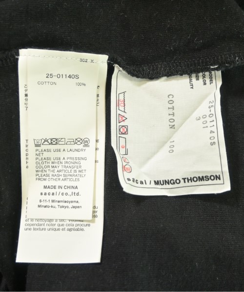 sacai（サカイ）Tシャツ・カットソー 黒 サイズ:3(L位) メンズ/2200665378126