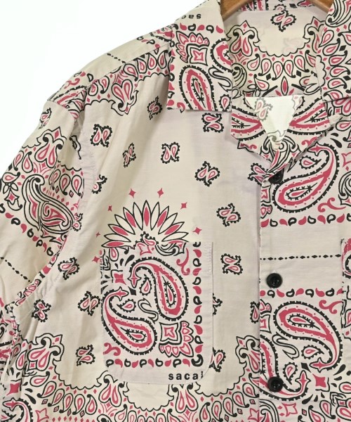 sacai（サカイ）カジュアルシャツ 白 サイズ:3(L位) メンズ/2200669095111