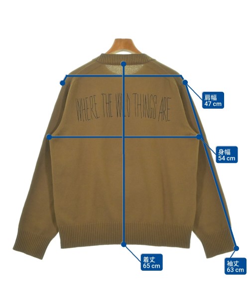 sacai（サカイ）ニット・セーター 茶 サイズ:2(M位) メンズ/2200669236033