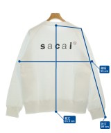 sacai（サカイ）スウェット 白 サイズ:-(XL位) メンズ/2200669823059