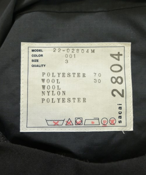 sacai（サカイ）その他 黒 サイズ:3(L位) メンズ/2200666461070