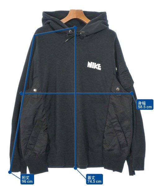 sacai（サカイ）パーカー 黒 サイズ:L メンズ/2200667506060
