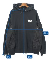 sacai（サカイ）パーカー 黒 サイズ:L メンズ/2200667506060