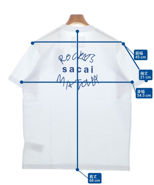 sacai（サカイ）Tシャツ・カットソー 白 サイズ:2(M位) メンズ/2200670070244
