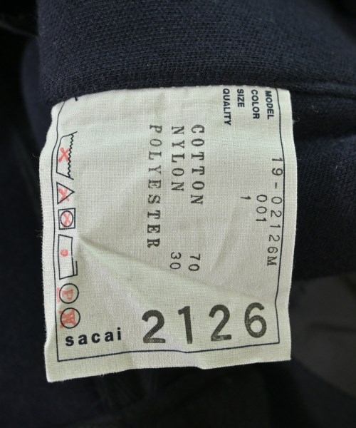 sacai（サカイ）その他 黒 サイズ:1(S位) メンズ/2200670661053