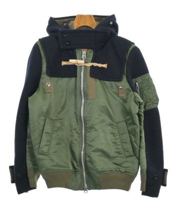 簡易小型包装に限り送料込み　サカイ　新品タグ付き　ブルゾン sacai（サカイ）ブルゾン 紺 サイズ:1(S位) メンズ/2200670698011