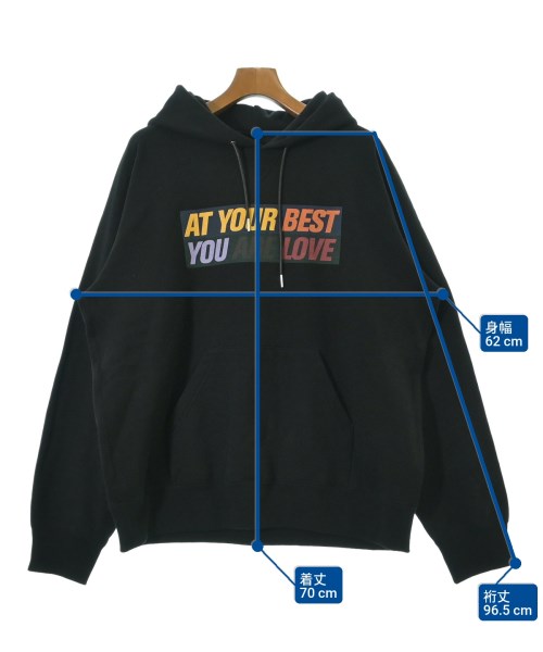 sacai（サカイ）パーカー 黒 サイズ:5(XXL位) メンズ/2200671626013