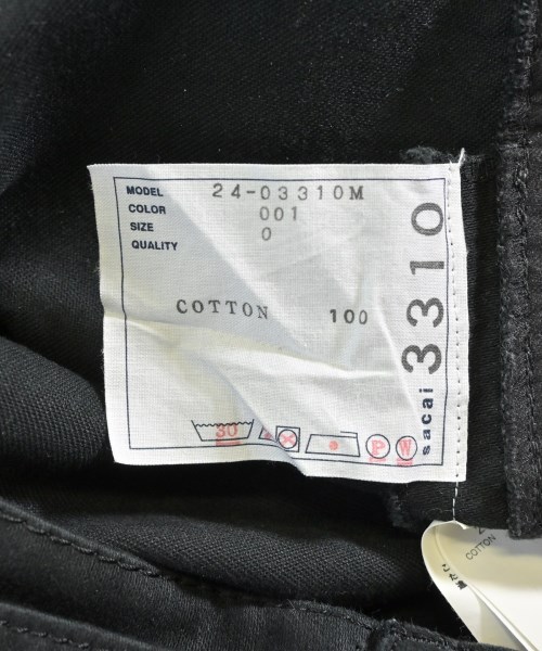 sacai（サカイ）その他 黒 サイズ:0(XS位) メンズ/2200672012068