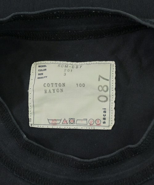sacai（サカイ）Tシャツ・カットソー 紺 サイズ:3(L位) メンズ/2200729130011