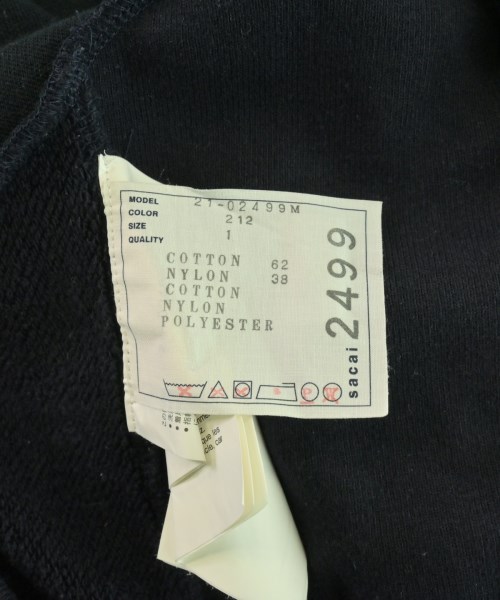 sacai（サカイ）スウェット 紺 サイズ:1(S位) メンズ/2200725056025