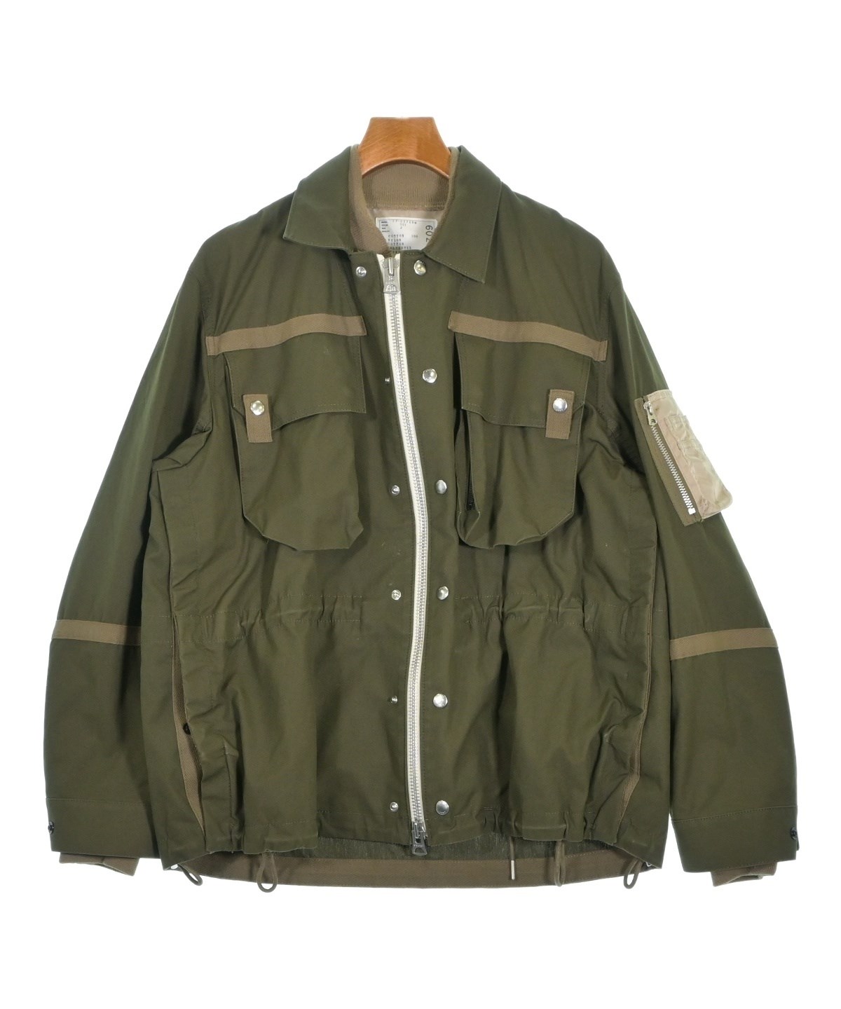 sacai（サカイ）ミリタリーブルゾン カーキ サイズ:2(M位) メンズ