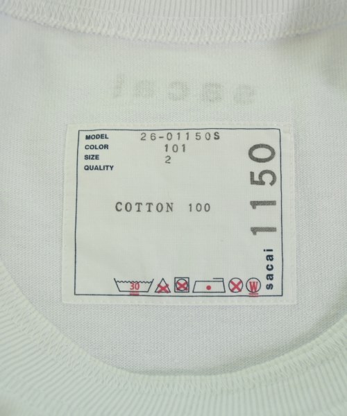 sacai（サカイ）Tシャツ・カットソー 白 サイズ:2(M位) メンズ/2200731524013