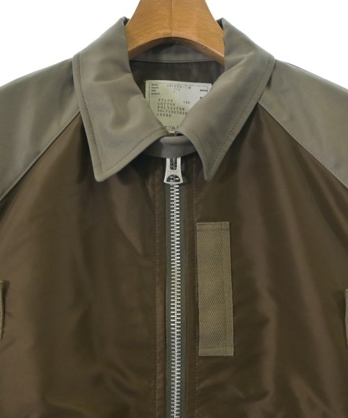 sacai（サカイ）ミリタリーブルゾン 茶 サイズ:1(S位) メンズ/2200731099054