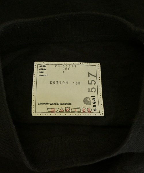 sacai（サカイ）Tシャツ・カットソー 黒 サイズ:1(S位) メンズ/2200731710034