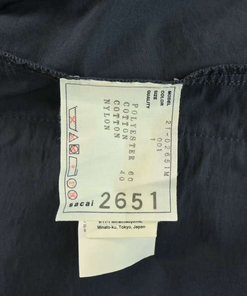 sacai（サカイ）その他 黒 サイズ:1(S位) メンズ/2200732743055