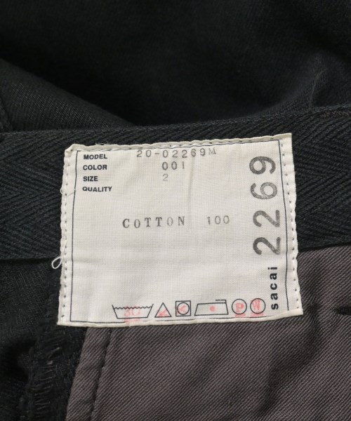 sacai（サカイ）デニムパンツ 黒 サイズ:2(M位) メンズ/2200732807054