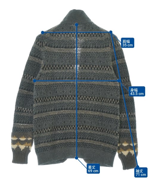 sacai（サカイ）カーディガン グレー サイズ:1(S位) メンズ/2200734684035
