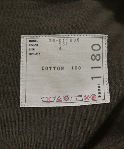 sacai（サカイ）Tシャツ・カットソー グレー サイズ:4(XL位) メンズ/2200736168038