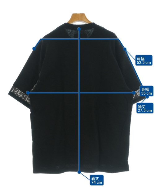 sacai（サカイ）Tシャツ・カットソー 黒 サイズ:3(L位) メンズ/2200736413039