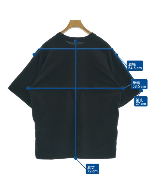 sacai（サカイ）Tシャツ・カットソー 黒 サイズ:4(XL位) メンズ/2200720136111