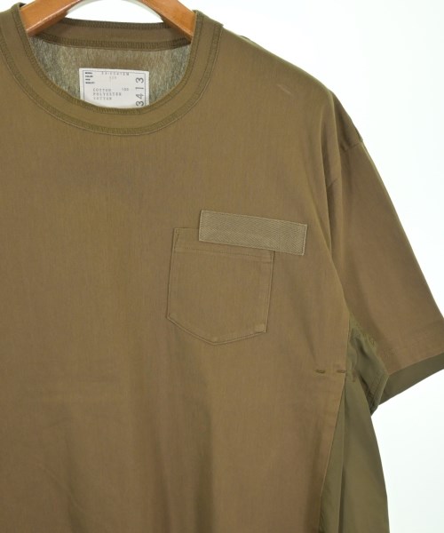 sacai（サカイ）Tシャツ・カットソー カーキ サイズ:1(S位) メンズ/2200719159091