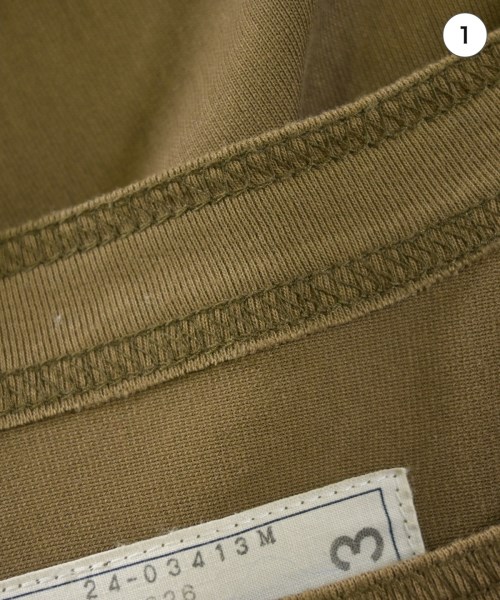 sacai（サカイ）Tシャツ・カットソー カーキ サイズ:1(S位) メンズ/2200719159091
