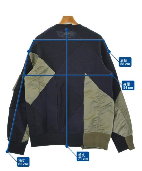 sacai（サカイ）スウェット 紺 サイズ:3(L位) メンズ/2200721995113