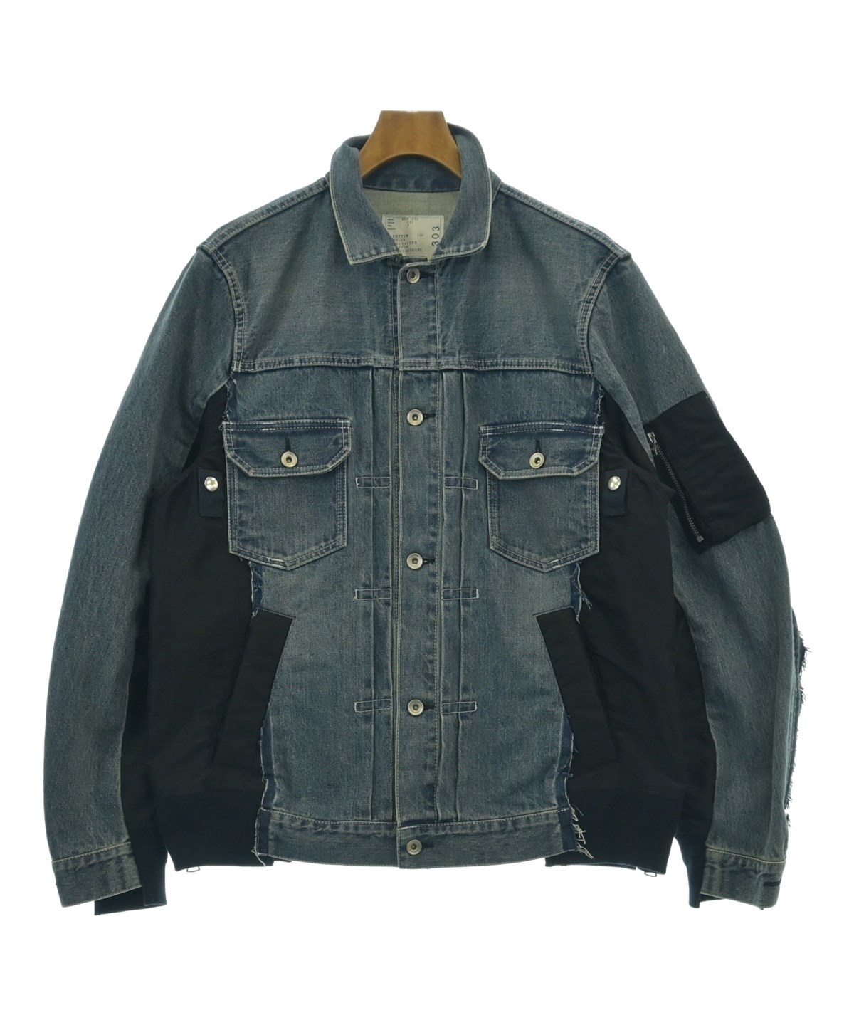 sacai（サカイ）デニムジャケット 紺 サイズ:3(L位) メンズ