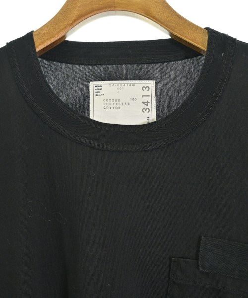 sacai（サカイ）Tシャツ・カットソー 黒 サイズ:4(XL位) メンズ/2200722853030