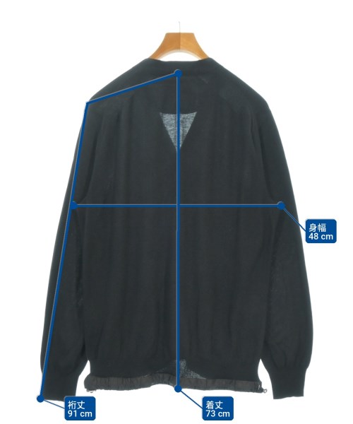 sacai（サカイ）カーディガン 黒 サイズ:2(M位) メンズ/2200724453023