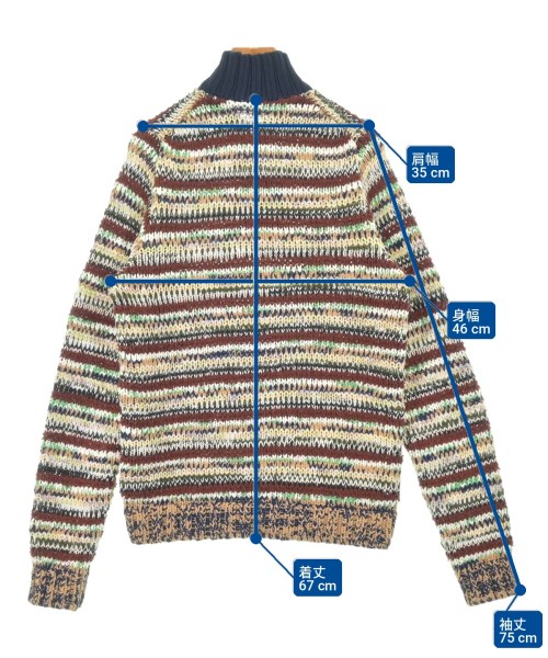 sacai（サカイ）ニット・セーター 茶 サイズ:1(S位) メンズ/2200724632046