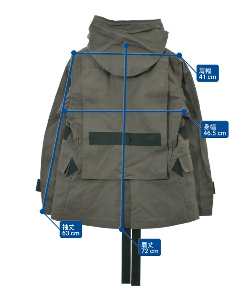 sacai（サカイ）ミリタリーブルゾン カーキ サイズ:1(S位) メンズ/2200724640027