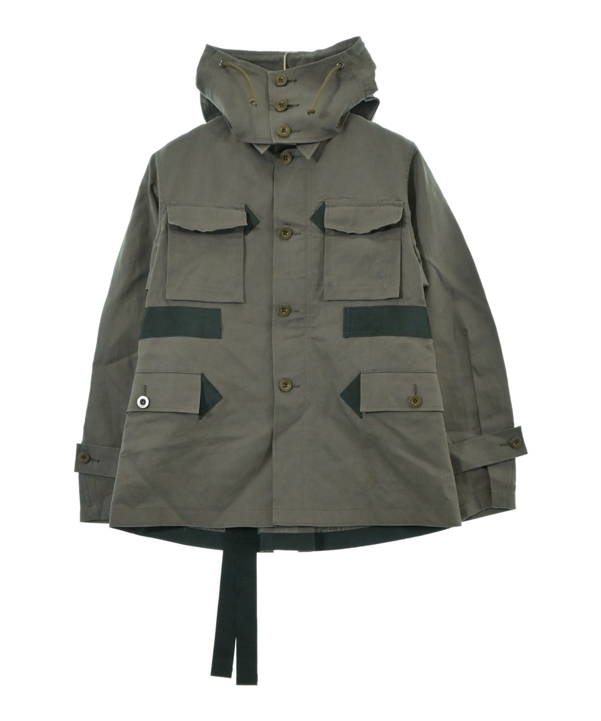 sacai（サカイ）ミリタリーブルゾン カーキ サイズ:1(S位) メンズ