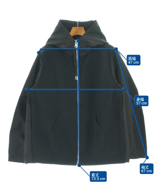 sacai（サカイ）パーカー 黒 サイズ:3(L位) メンズ/2200725124038