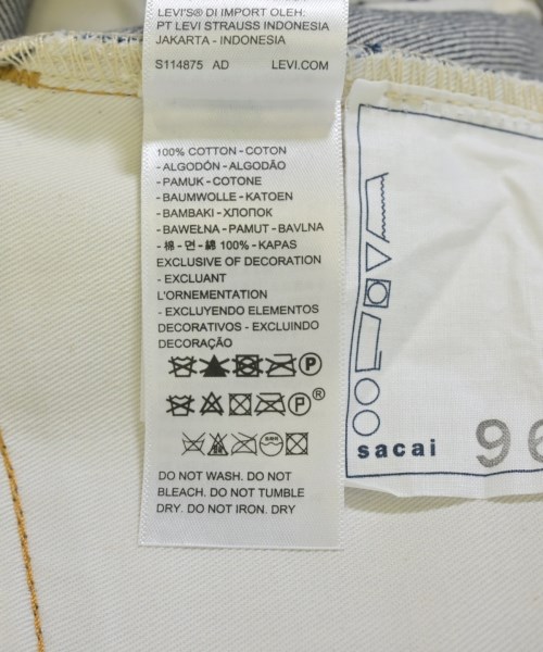 sacai（サカイ）デニムパンツ 紺 サイズ:2(M位) メンズ/2200725381035