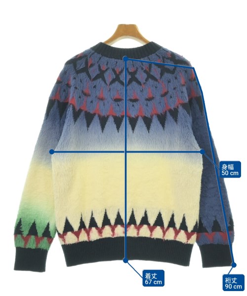 sacai（サカイ）ニット・セーター 紺 サイズ:1(S位) メンズ/2200726521027