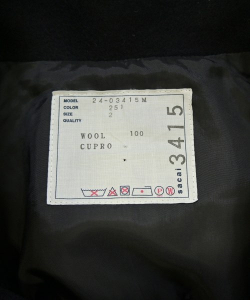 sacai（サカイ）ダッフルコート 紺 サイズ:2(M位) メンズ/2200727873019