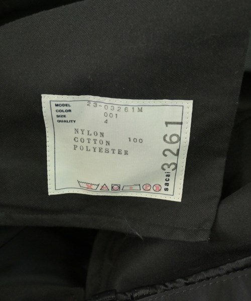 sacai（サカイ）ショートパンツ 黒 サイズ:4(XL位) メンズ/2200728809017