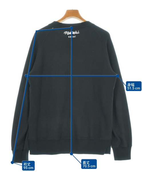 sacai（サカイ）スウェット 黒 サイズ:2(M位) メンズ/2200728345072
