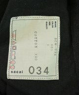 sacai（サカイ）Tシャツ・カットソー 黒 サイズ:1(S位) メンズ/2200728345096