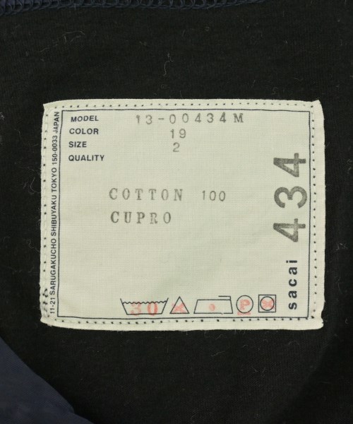 sacai（サカイ）Tシャツ・カットソー 黒 サイズ:2(M位) メンズ/2200728345102