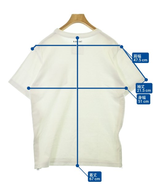 sacai（サカイ）Tシャツ・カットソー 白 サイズ:2(M位) メンズ/2200682357012