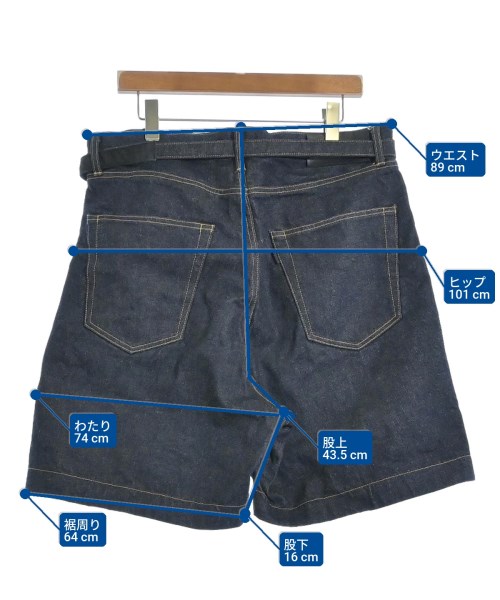 sacai（サカイ）ショートパンツ 紺 サイズ:4(XL位) メンズ/2200679518112