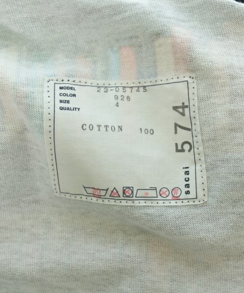 sacai（サカイ）Tシャツ・カットソー 茶 サイズ:4(XL位) メンズ/2200681462281